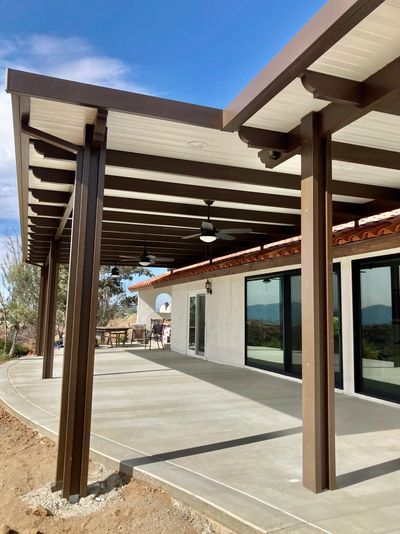 Alumawood hard top patio cover