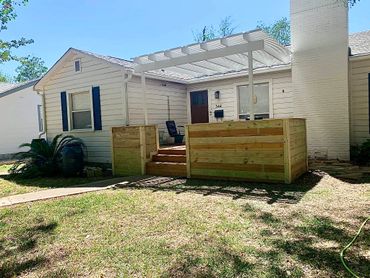 Alumawood pergola installed in San Antonio, Texas