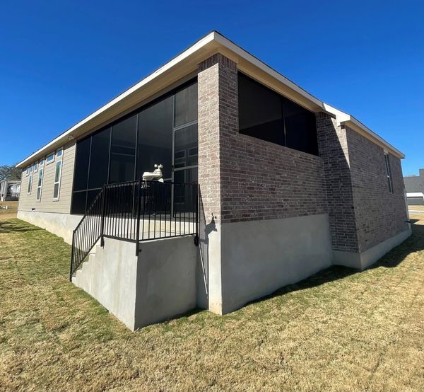 Screen room designed and installed in San Antonio, Texas