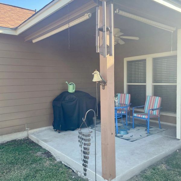 Before view of a screen room