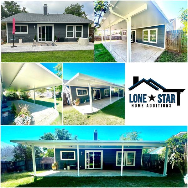 Insulated Patio cover installed in San Antonio, Texas