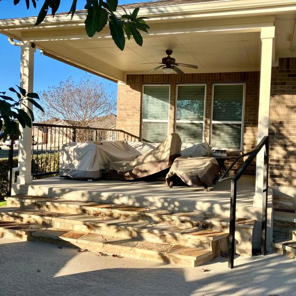 Before a screen enclosure