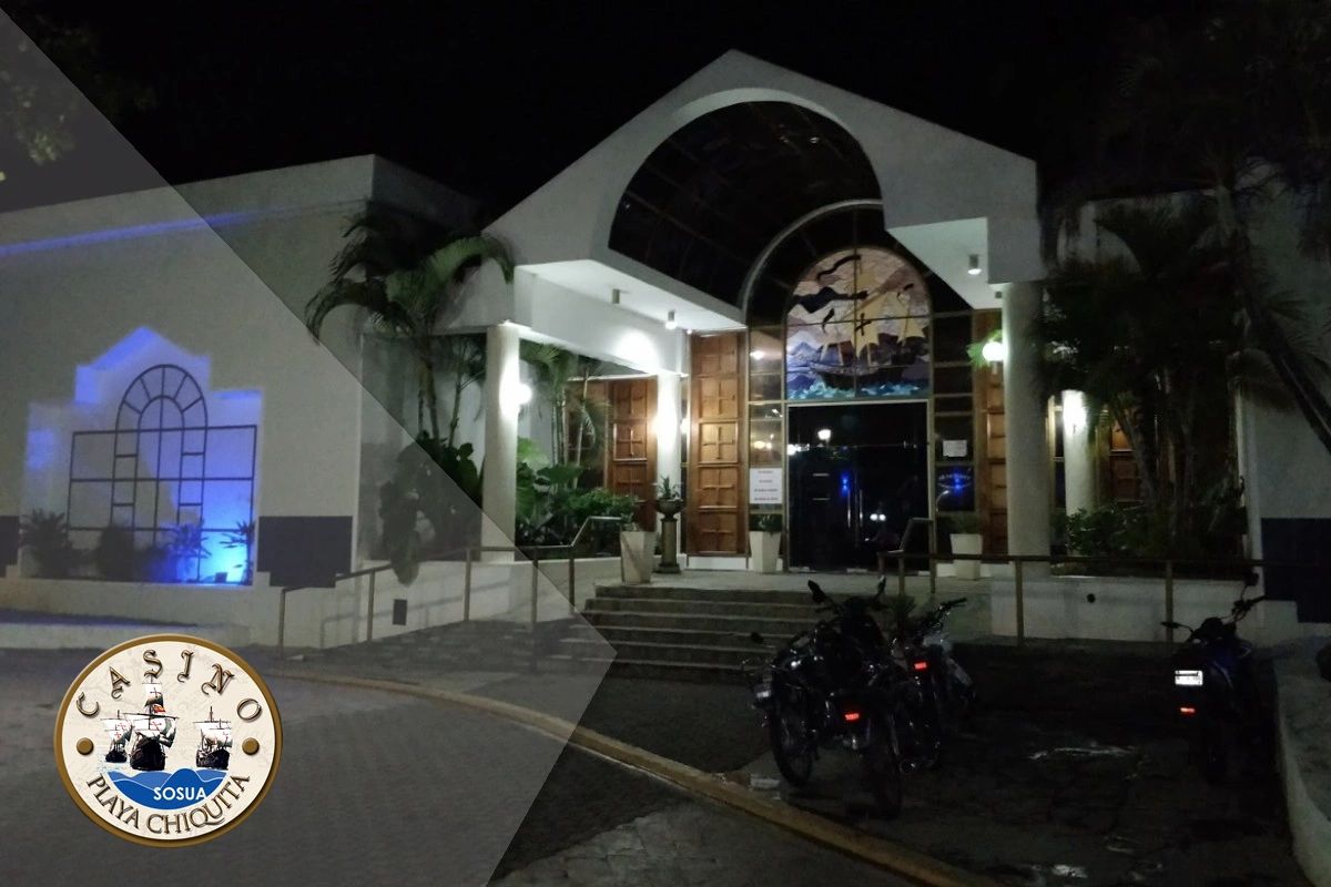 entrance of Playa Chiquita casino and poker club