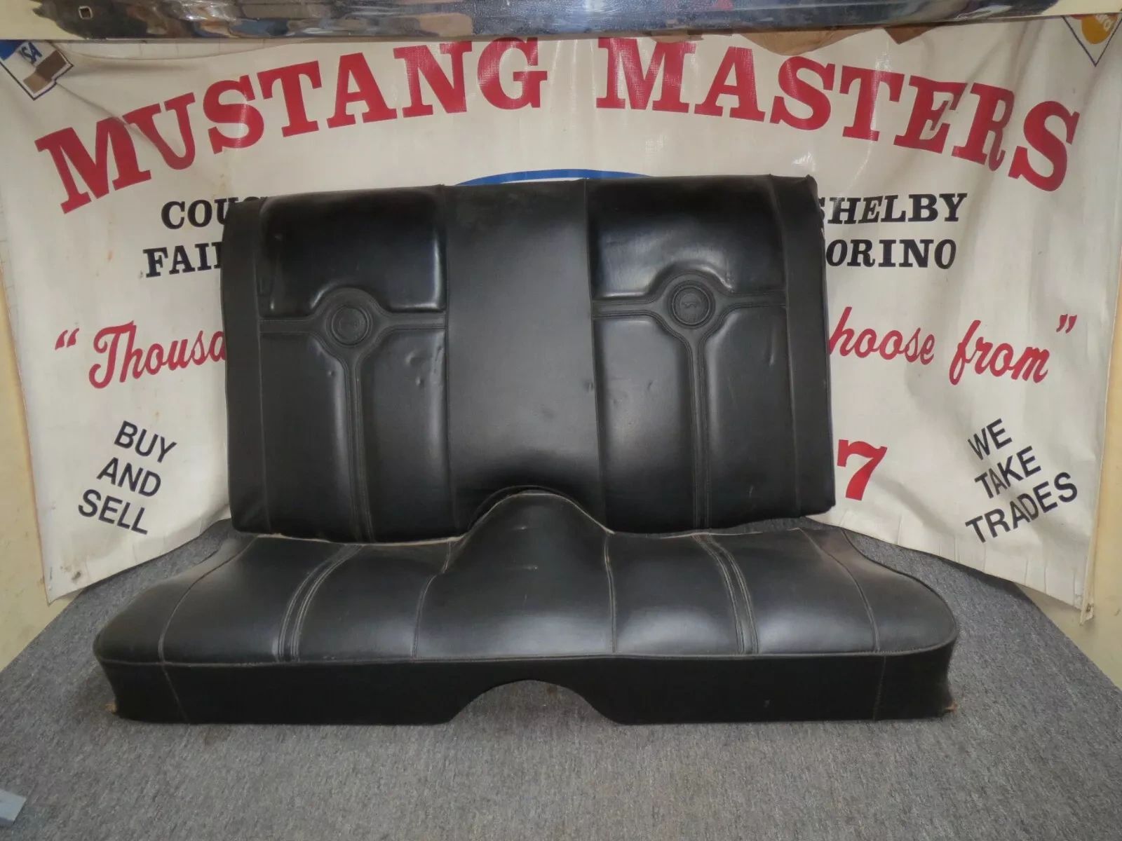 71 72 73 Mustang Convertible Rear Seat set NICE Cougar XR7 Rear Convertible Seat