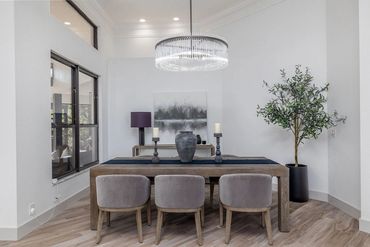 Real Estate Interior Photography Dining Room Staged