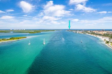Real Estate Aerial Photography showing the surrounding areas beach