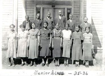 Photo of 11th Grade Class for School Year 1935-1936