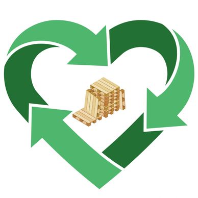 Eco-friendly pallet recycling services by KC Pallets