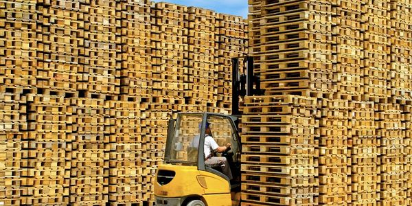 Sustainable wood pallet recycling in Chicago area