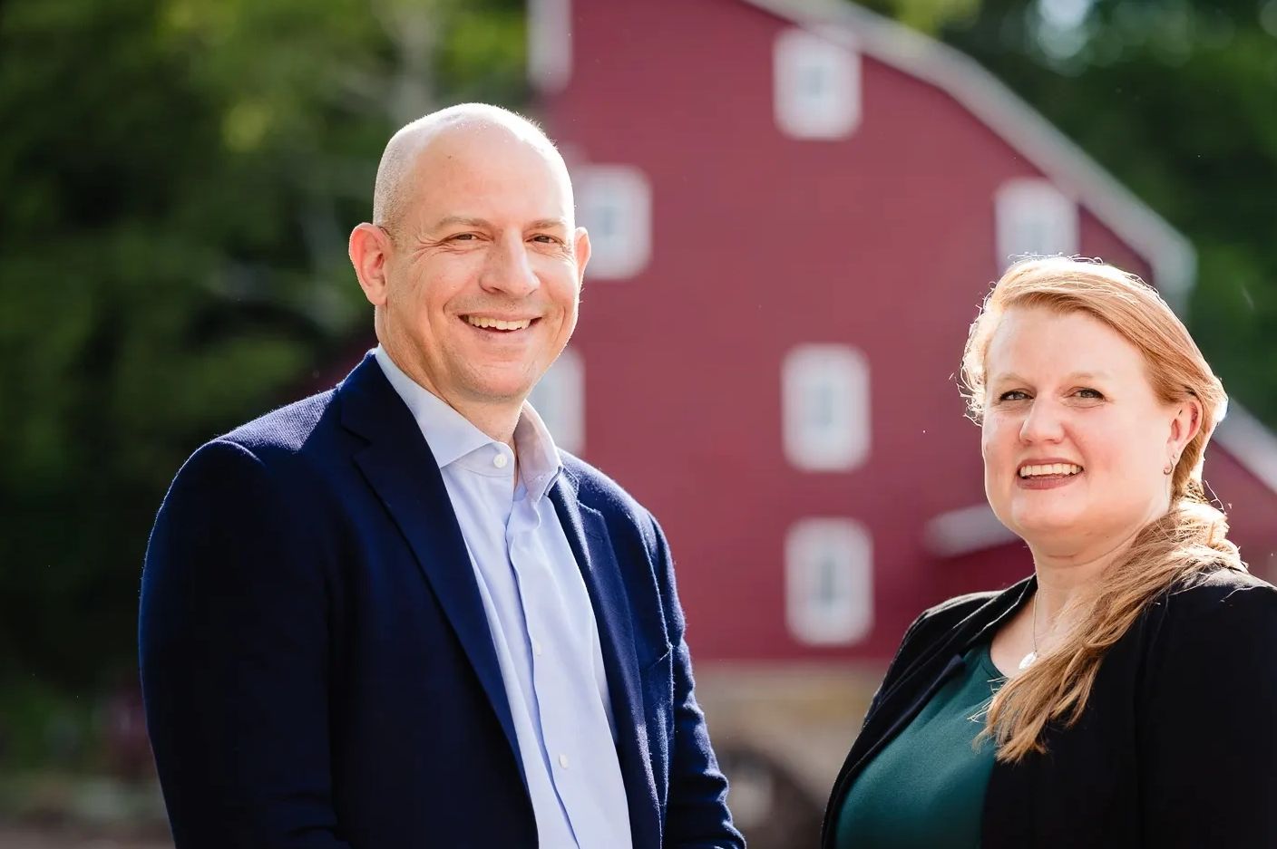 Jason Blazakis for County Commissioner and Caitlin Giles-McCormick for County Clerk