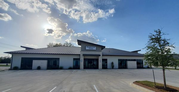 photo of the front of the building