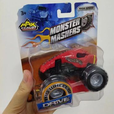 Glow zone monster truck toys, monster truck monster mashers.