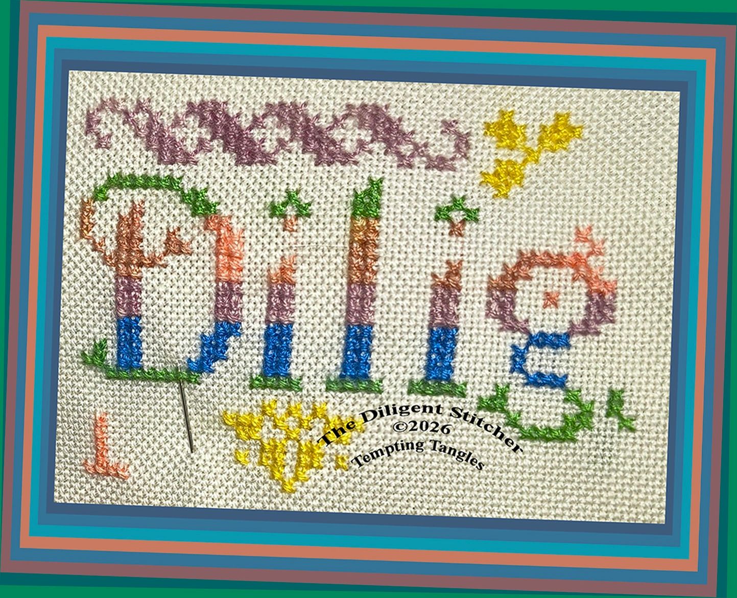 "The Diligent Stitcher" Mystery Sal. Find in our shop