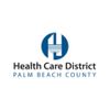 Logo of Health Care District Palm Beach County with a stylized H.