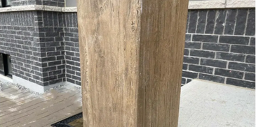 wood column