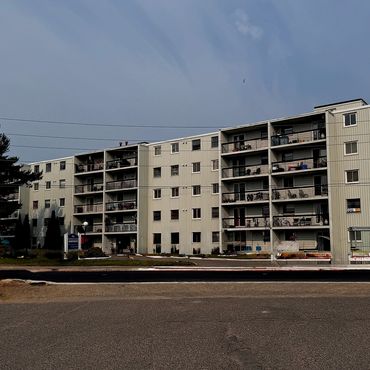 white Residence complex for tenants