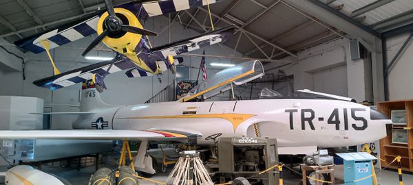 Inside the RAF Museum, Manston.