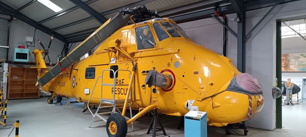 Seaking Helecopter.  Inside the RAF Museum, Manston.
