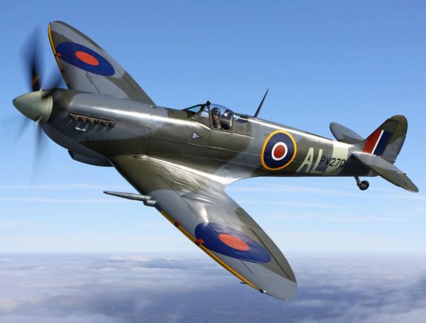 Spitfire and Hurricane Museum.  Manston airport.Spitfire simulator flights.dover-tours.com