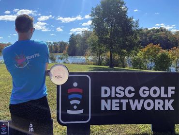 Dusty Walker at the Lake Marshall Silver Series Disc Golf event