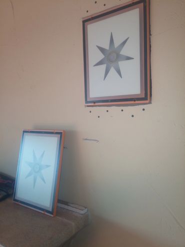 Installation of the invisible speakers.