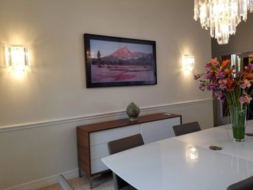 Yes, this is actually a TV. Samsungs Frame TV.