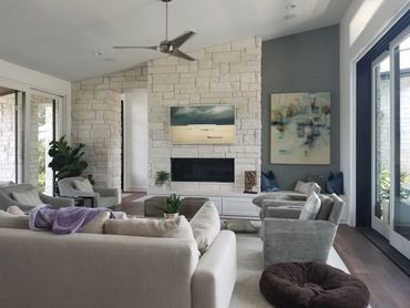 Samsungs Frame TVs are the most understated solution for having a TV mounted in your Great room.