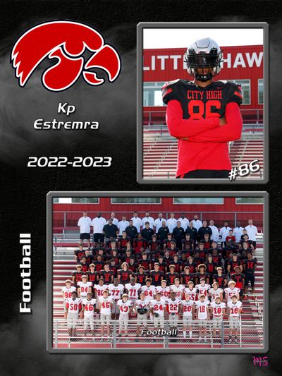 Class & Individual Sport image in red and black team colors