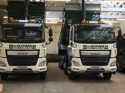 A selection of our Modern Tipper Hire Fleet