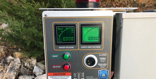 boat dock electrical auto-disconnect & voltage alarm | lake of the ozarks, MO | Safe Dock