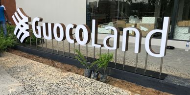 Freestanding sign,  Front-Lit Channel Letter Signage