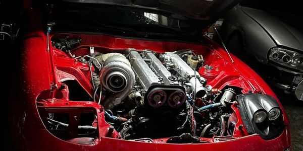 Mazda Rx7 1JZ Engine Big Turbo