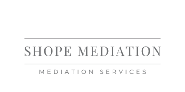 Logo for Shope Mediation, offering mediation services.