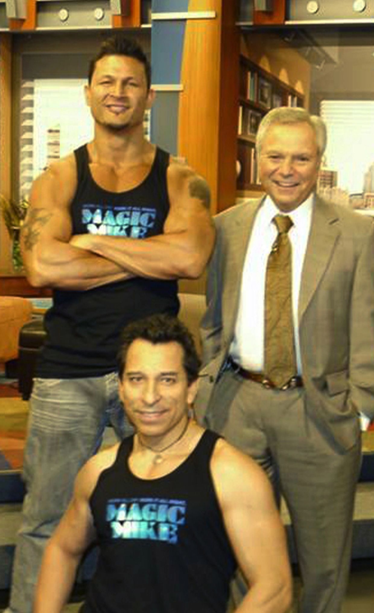 Arizona male strippers on Fox 10 Arizona News promoting 2012 movie premiere Magic Mike in Scottsdale