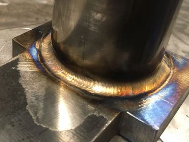 Welded metal work