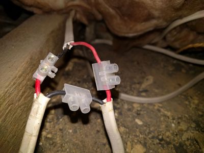 Under the floor wiring faults