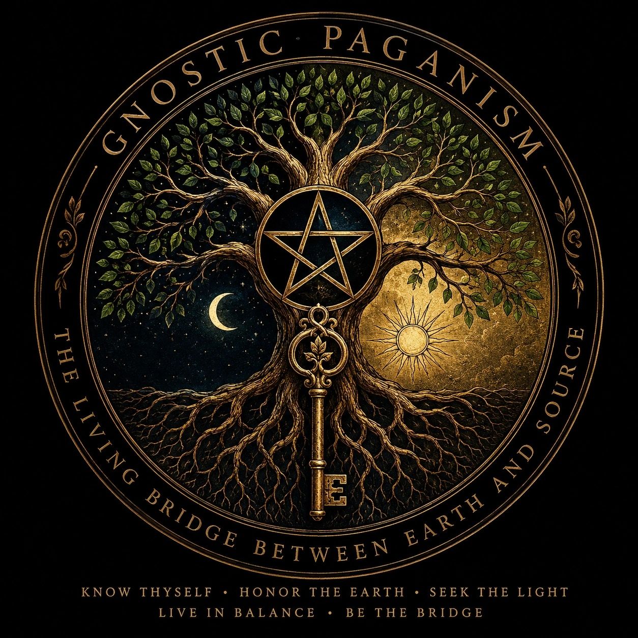 gnostic paganism bridge source with earth