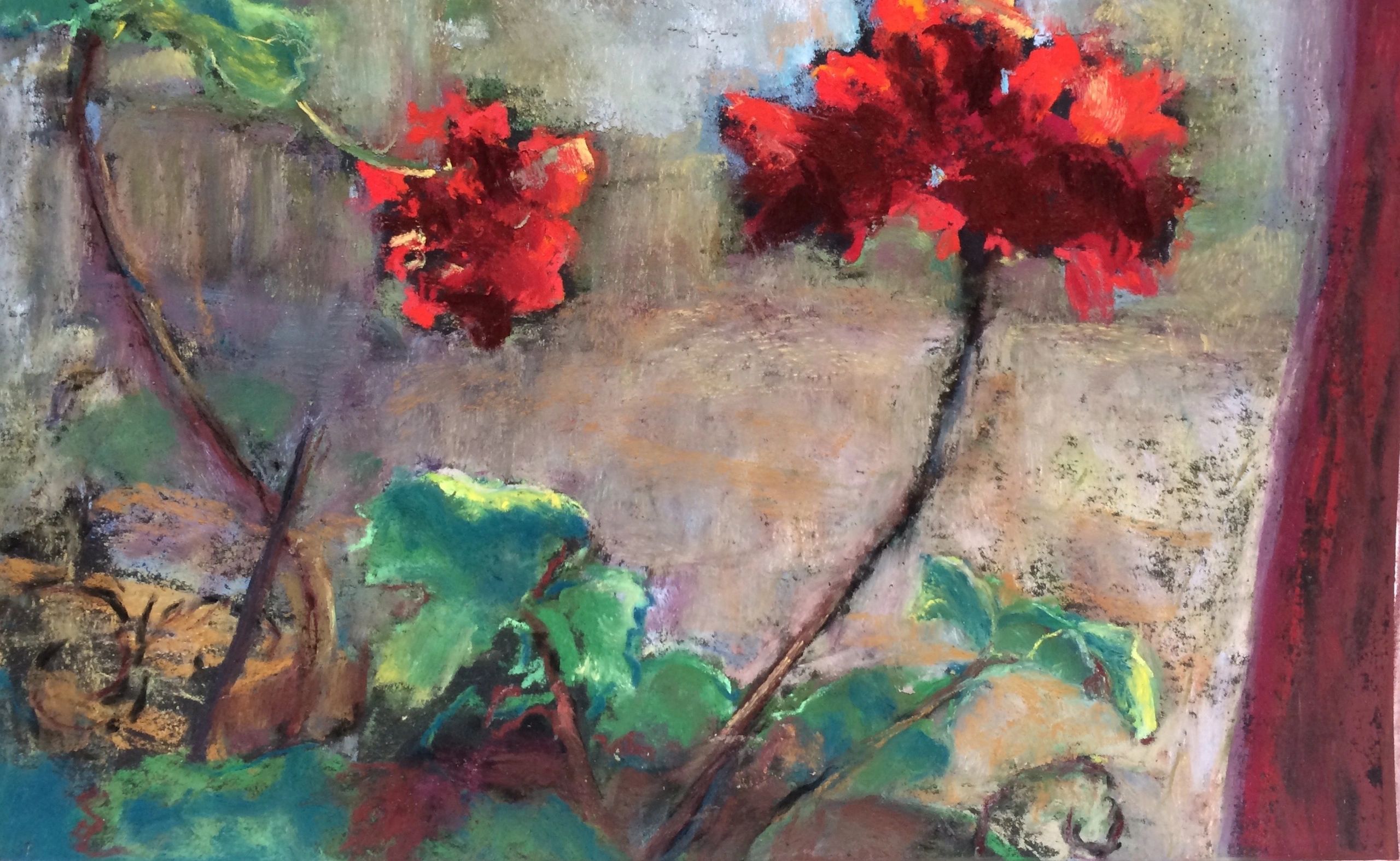 "My Kitchen View"
pastel
12.5" x 15.5" (framed, matted)
$525