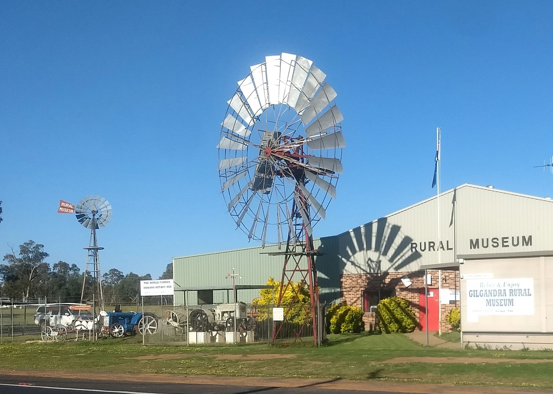Gilgandra Rural Museum frontage to Newell Highway Gilgandra.