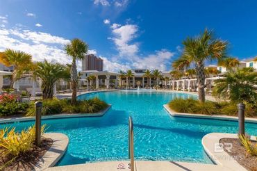 Resort Pool With Lazy River and Water Slide