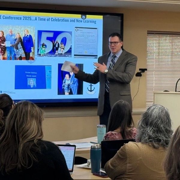 Dr. Turchetta presents to Rhode Island Special Education Administrators.