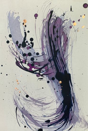 Composition Study - Purple I by Caroline Banks