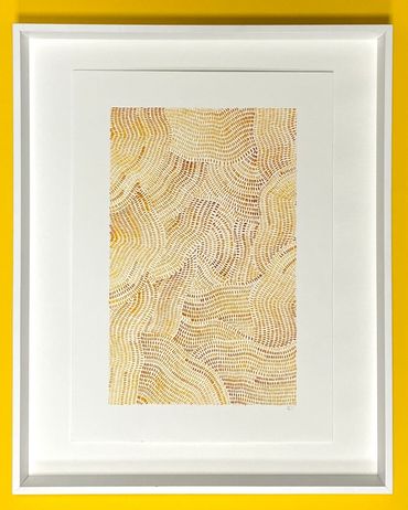 Layered Pathway, Yellow by Kira Phoenix K'inan