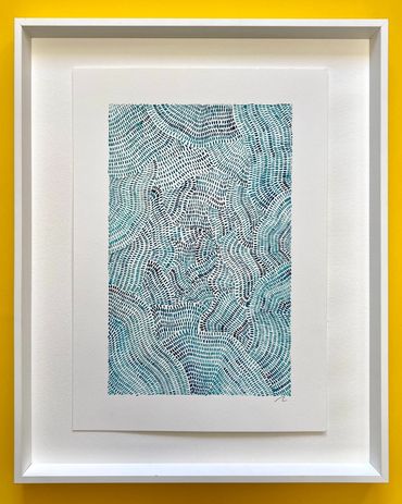 Layered Pathway, Green by Kira Phoenix K'inan