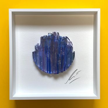 Flux in Purples and Blues by Kira Phoenix K'inan