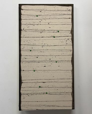 Princess + Pea - a bed full of peas by Rebecca Tucker