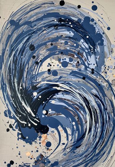 Storm & Copper Study I by Caroline Banks