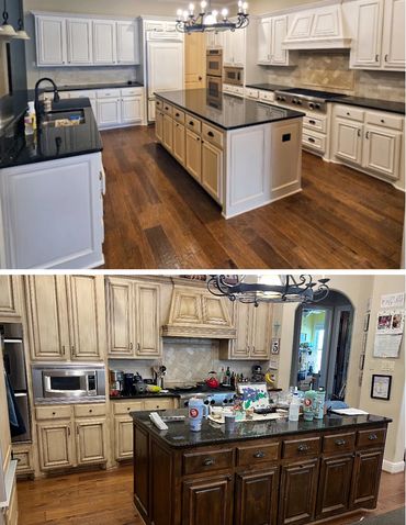 Kitchen paint makeover