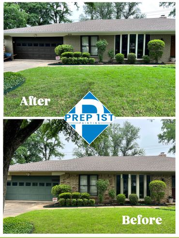 Before and after paint job