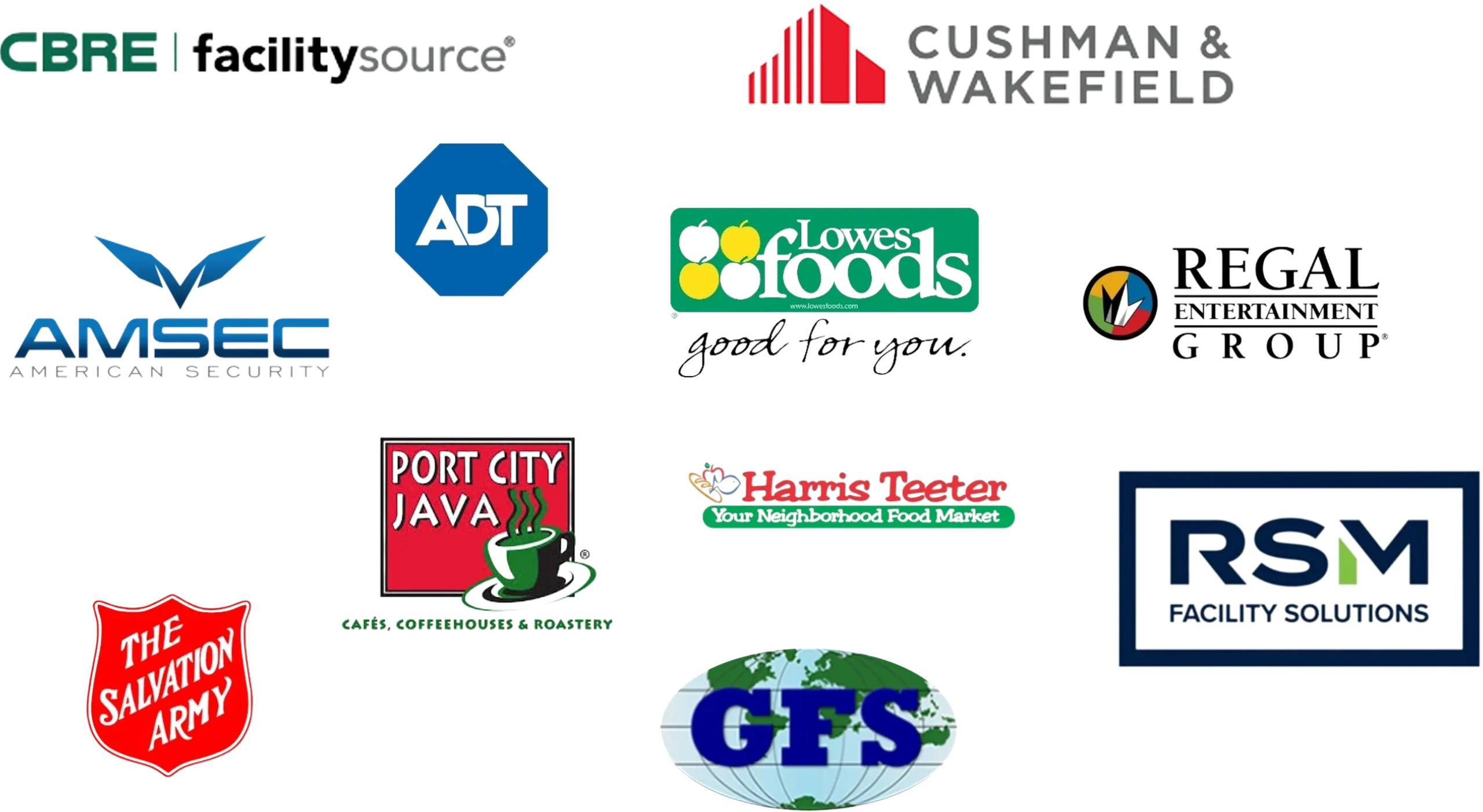 Commercial customer logos